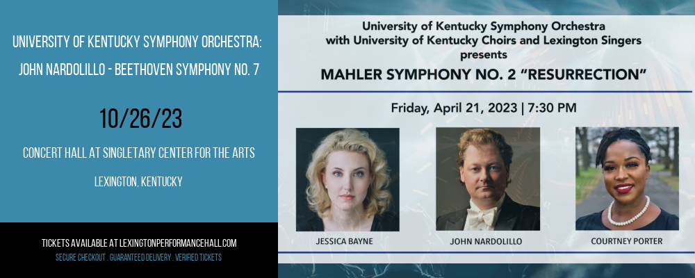 University of Kentucky Symphony Orchestra at Concert Hall at Singletary Center for the Arts